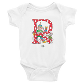 A Merry Little Christmas "Letter R" Infant Bodysuit