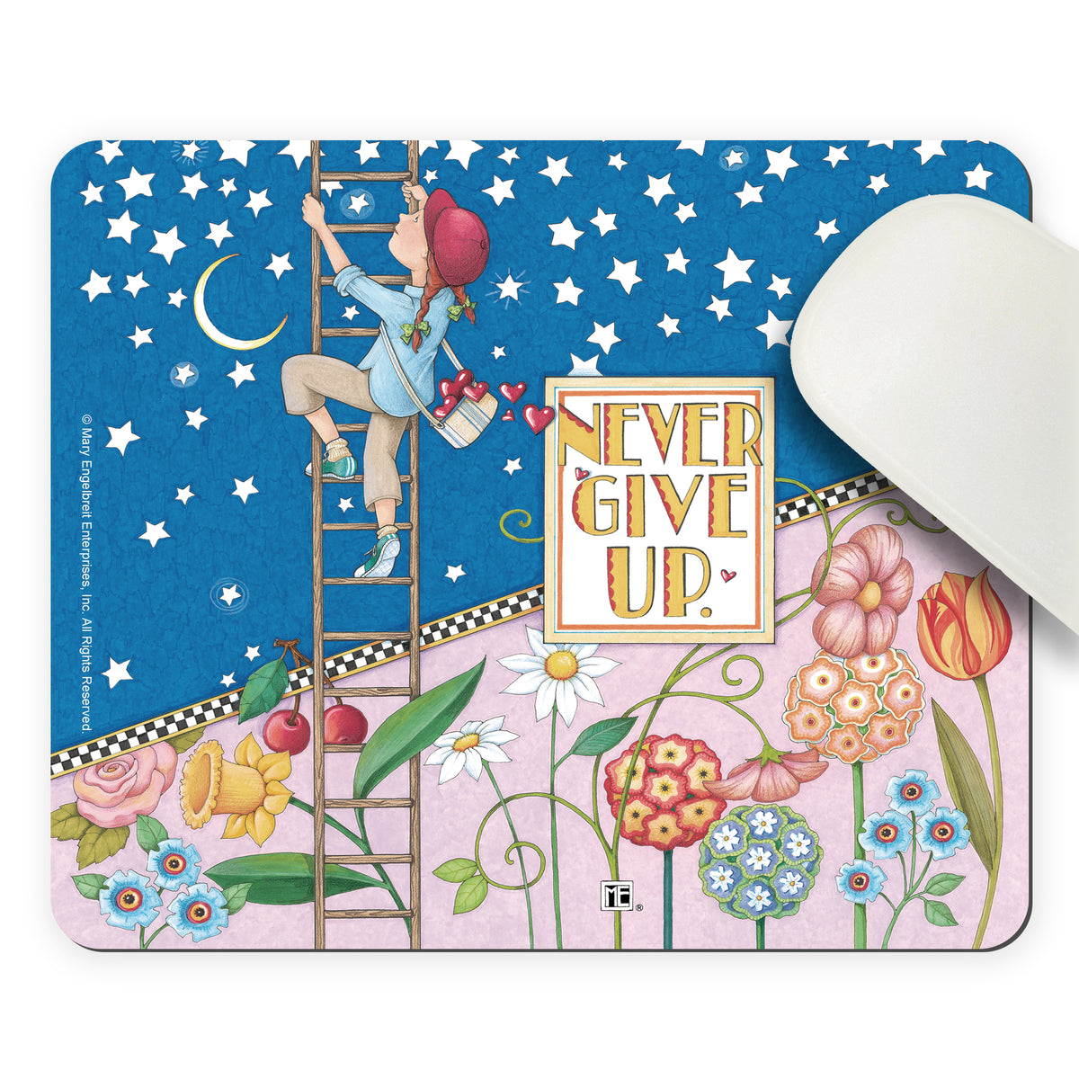 Never Give Up Mousepad