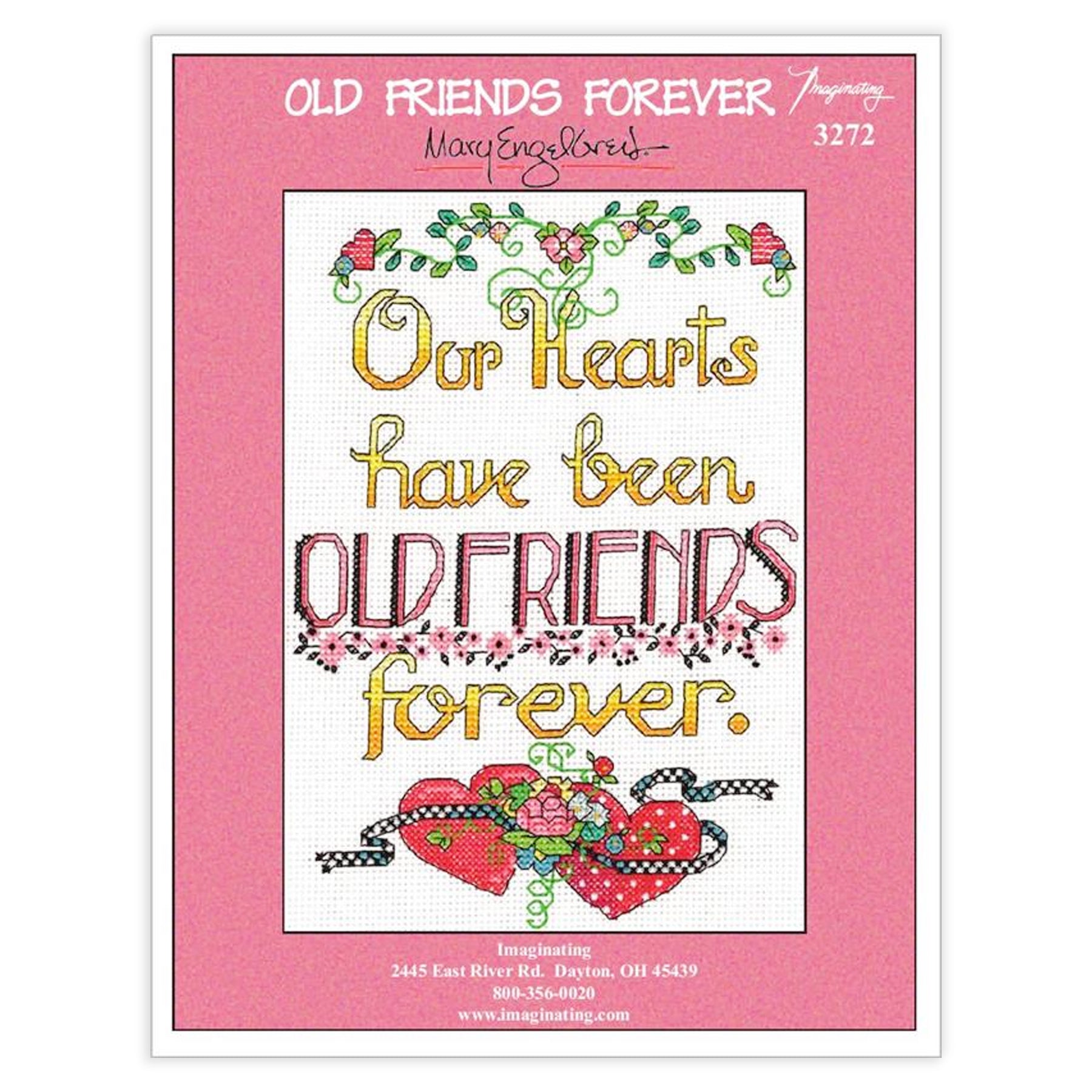 Old Friends Forever Counted Cross Stitch Kit