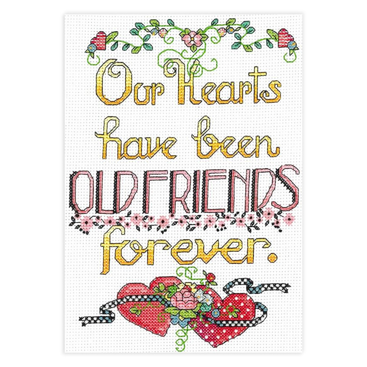 Old Friends Forever Counted Cross Stitch Kit – Mary Engelbreit