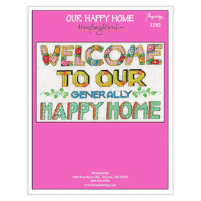Our Happy Home Counted Cross Stitch Leaflet