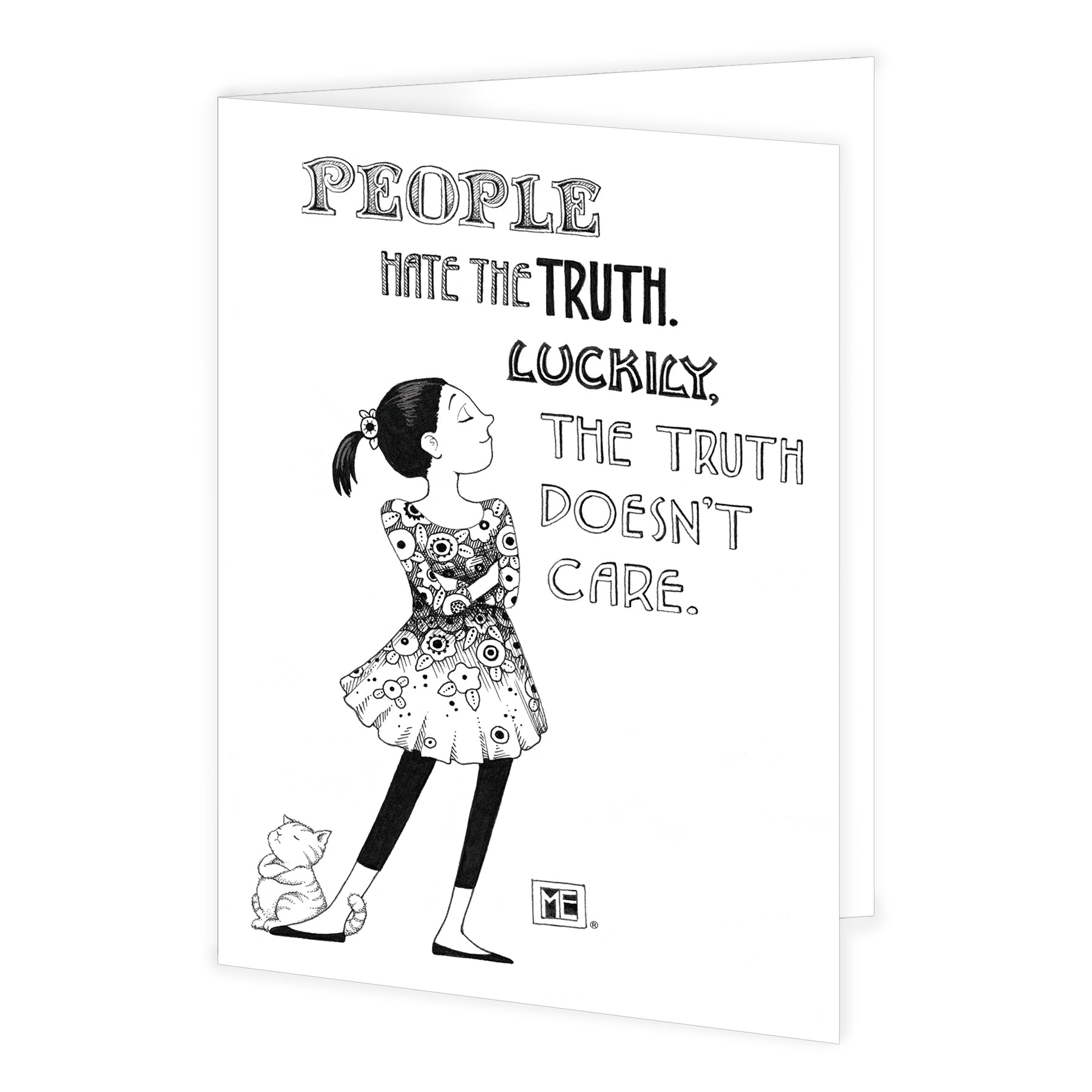 People Hate Truth Engeldark Card