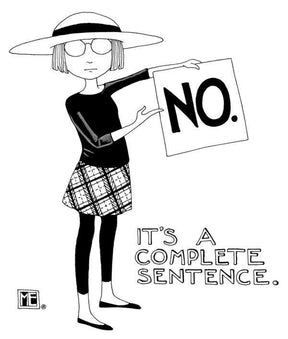Complete Sentence Laptop Sleeve