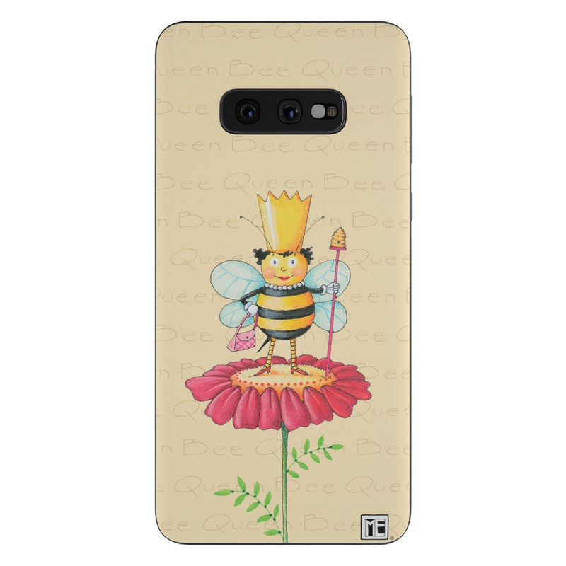 Queen Bee on Flower Phone Skin