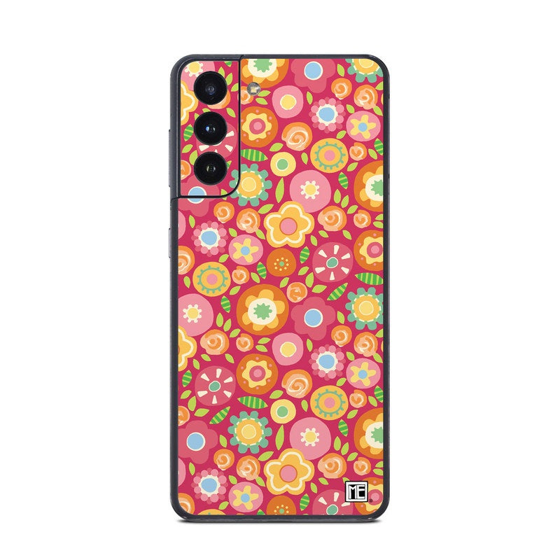 Squished Flowers Phone Skin