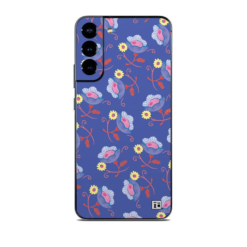 Purple Flowers Phone Skin
