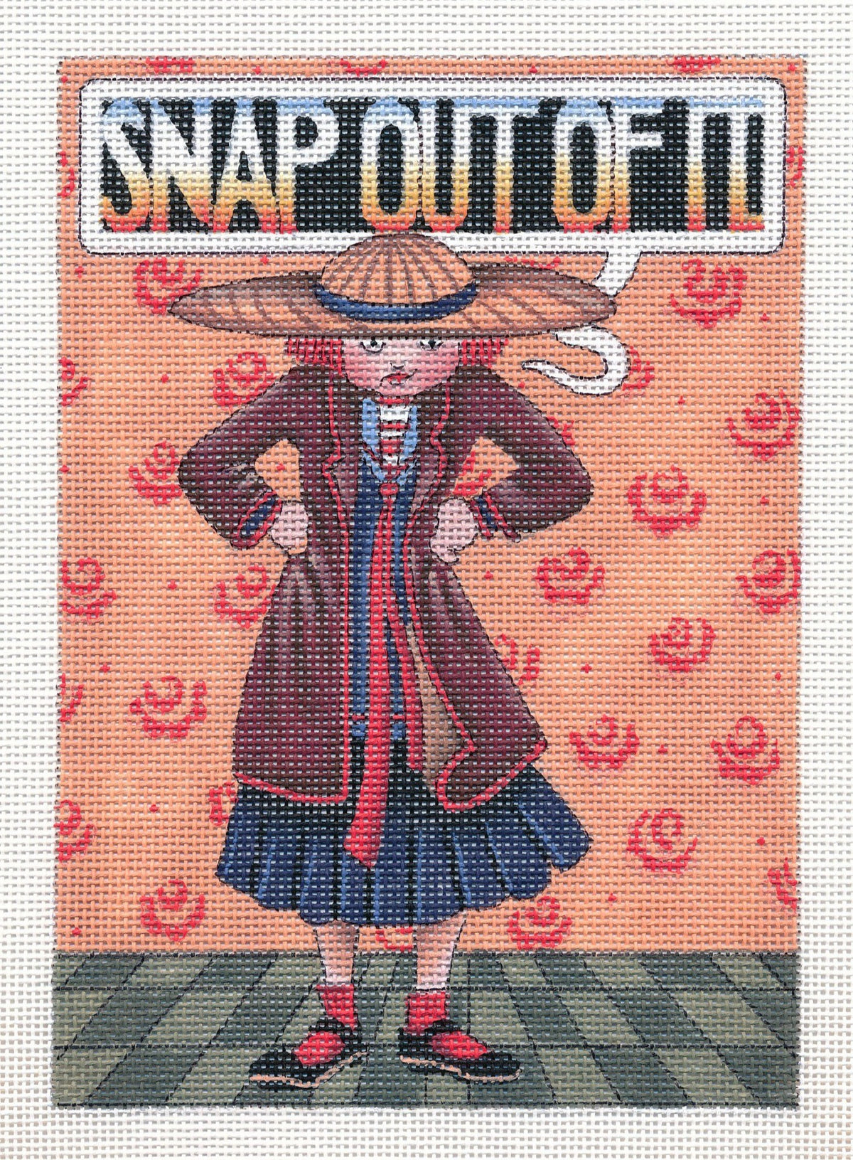 Needlepoint Canvas: Snap Out Of It