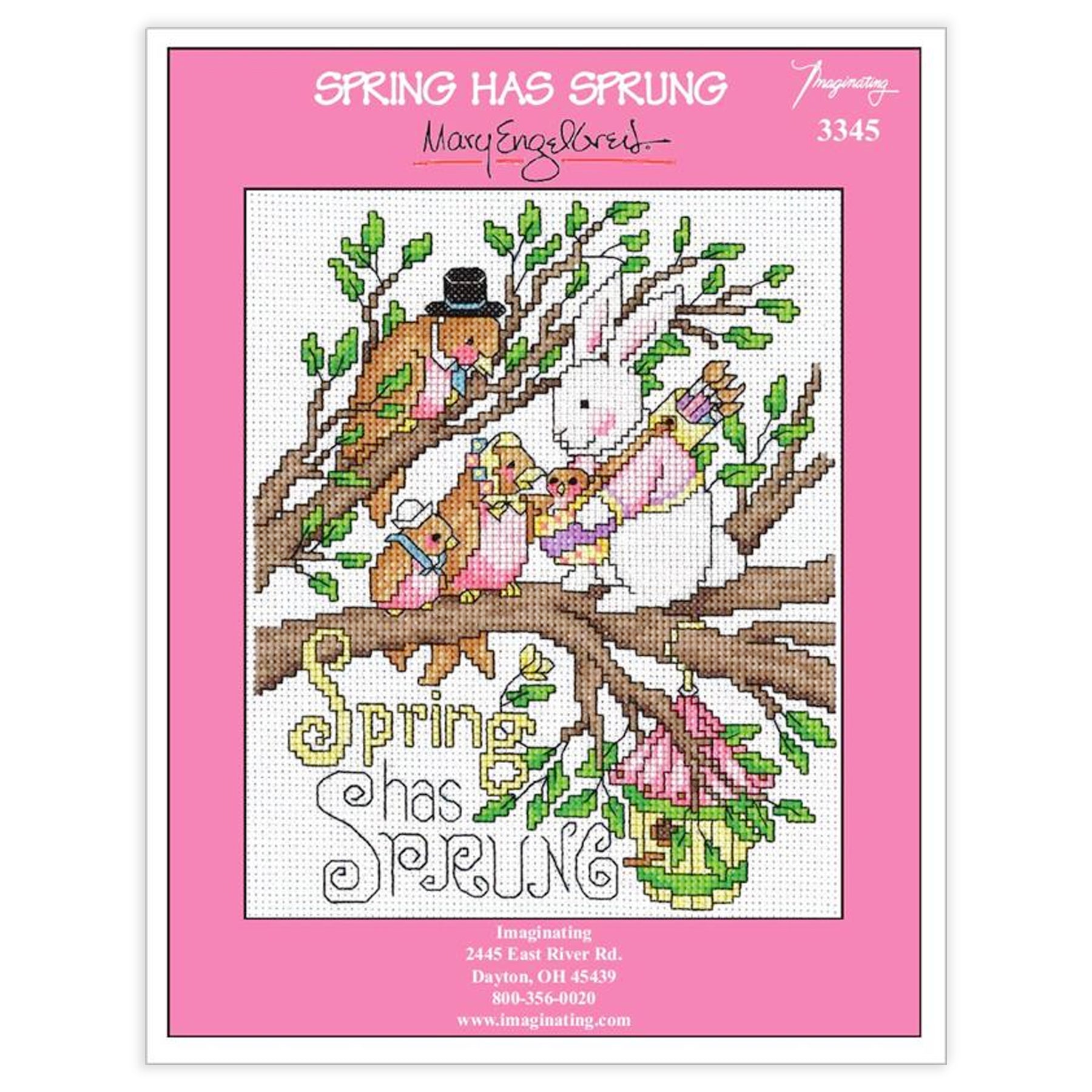 Spring Has Sprung Counted Cross Stitch Leaflet
