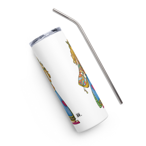 Hippie Chick Stainless Steel Tumbler