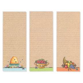 Magnetic List Pads - Tan Assorted