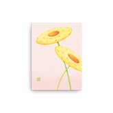 Fried Egg Flower Wall Canvas