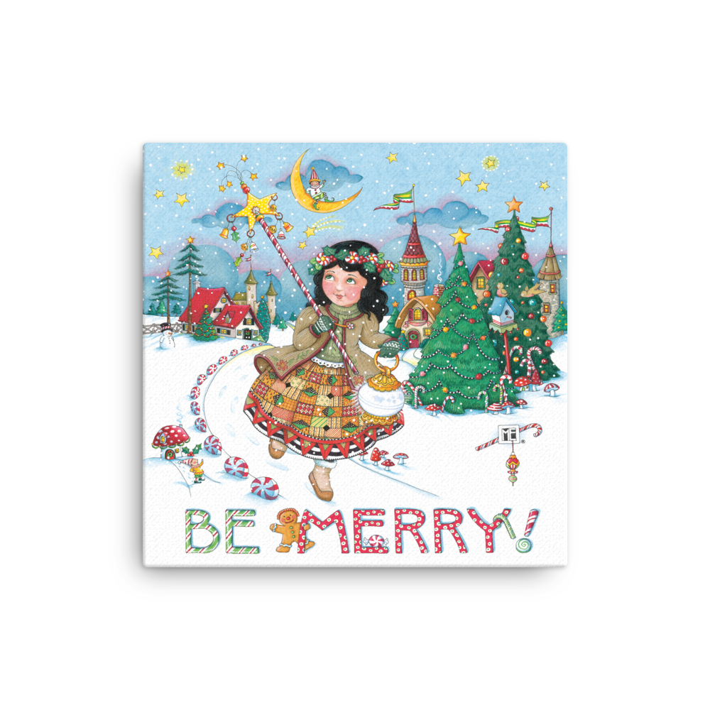 Be Merry Wall Canvas