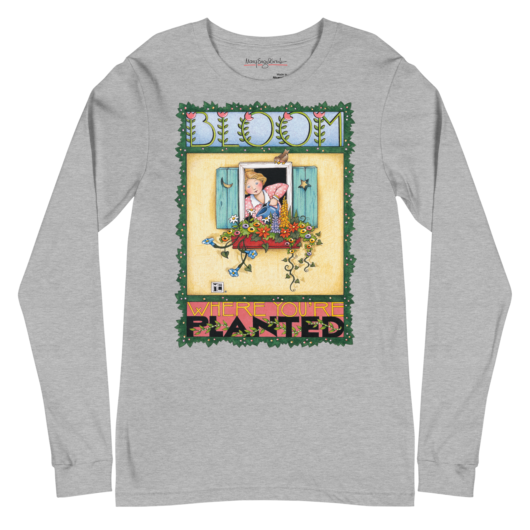 Bloom Where You're Planted Long Sleeve Shirt