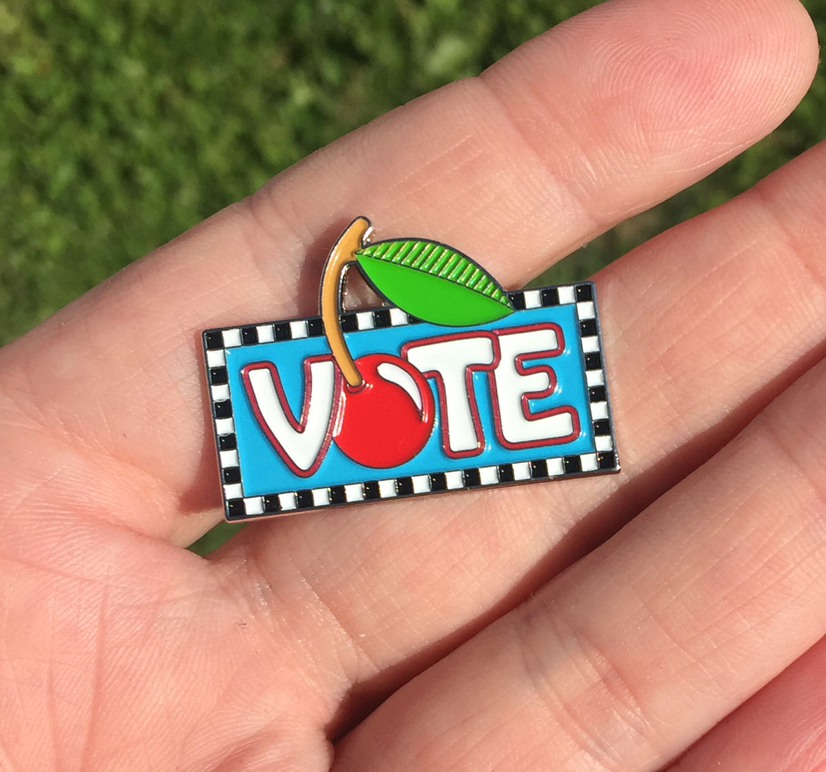 Vote Enamel Art Pin – Mary Engelbreit