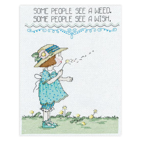 Weed or Wish Counted Cross Stitch Kit