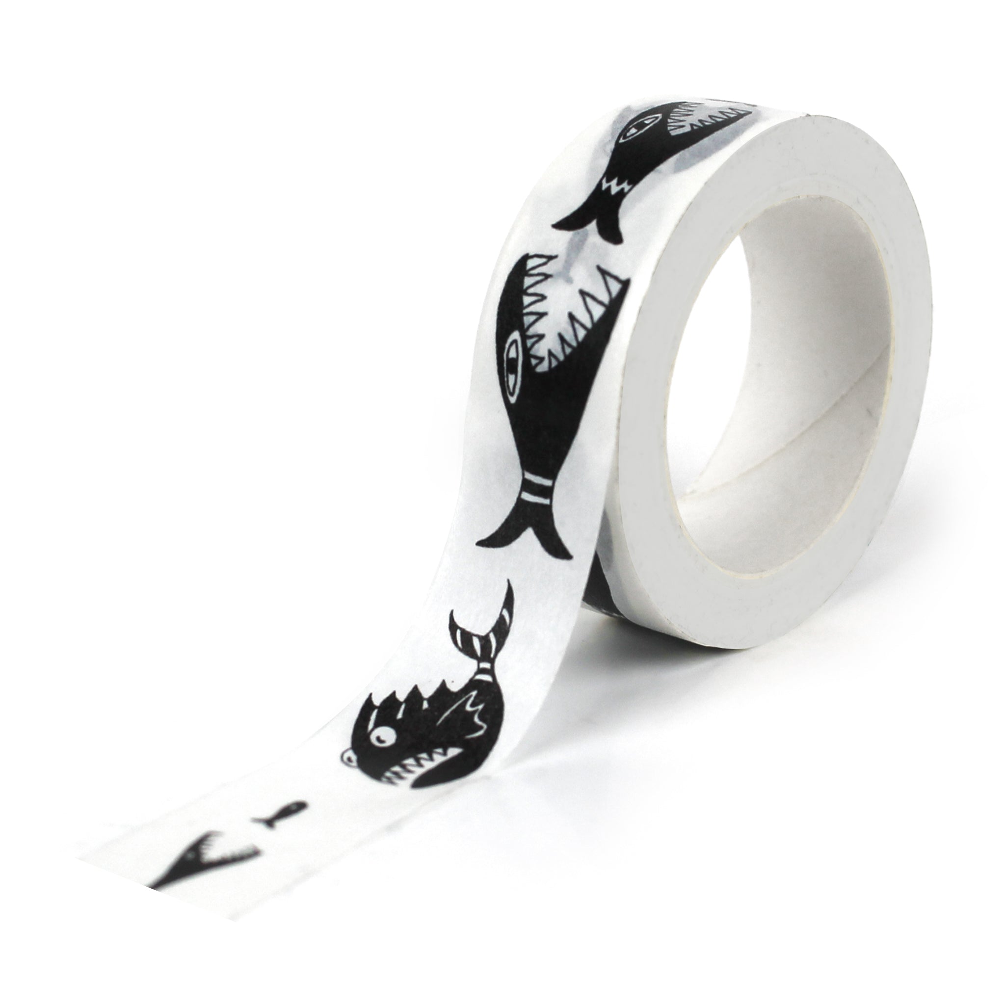 Piranha White Washi Tape