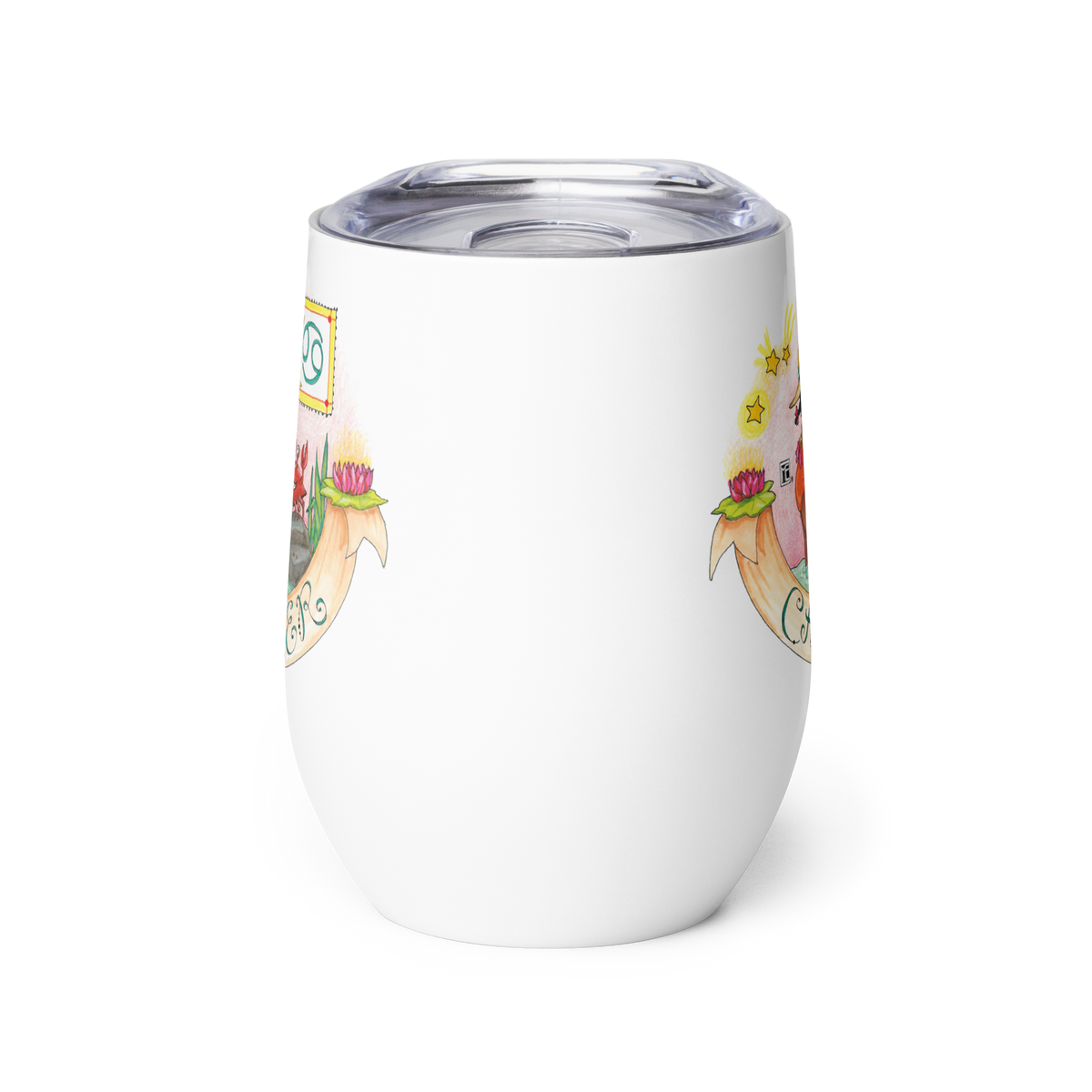 Cancer Wine Tumbler