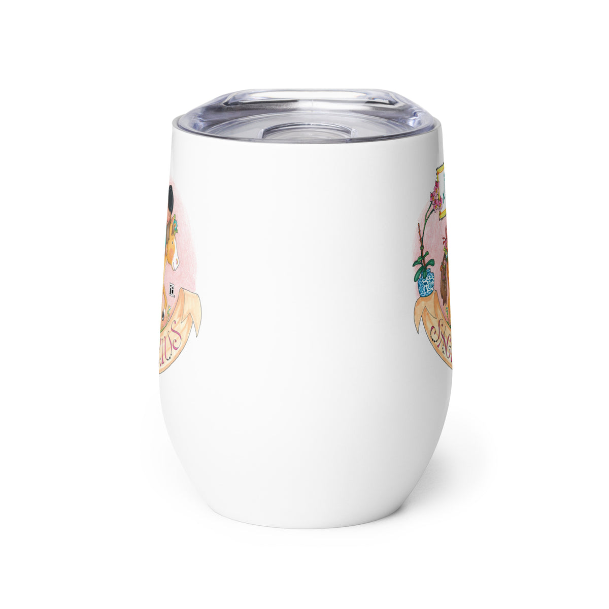 Sagittarius Wine Tumbler